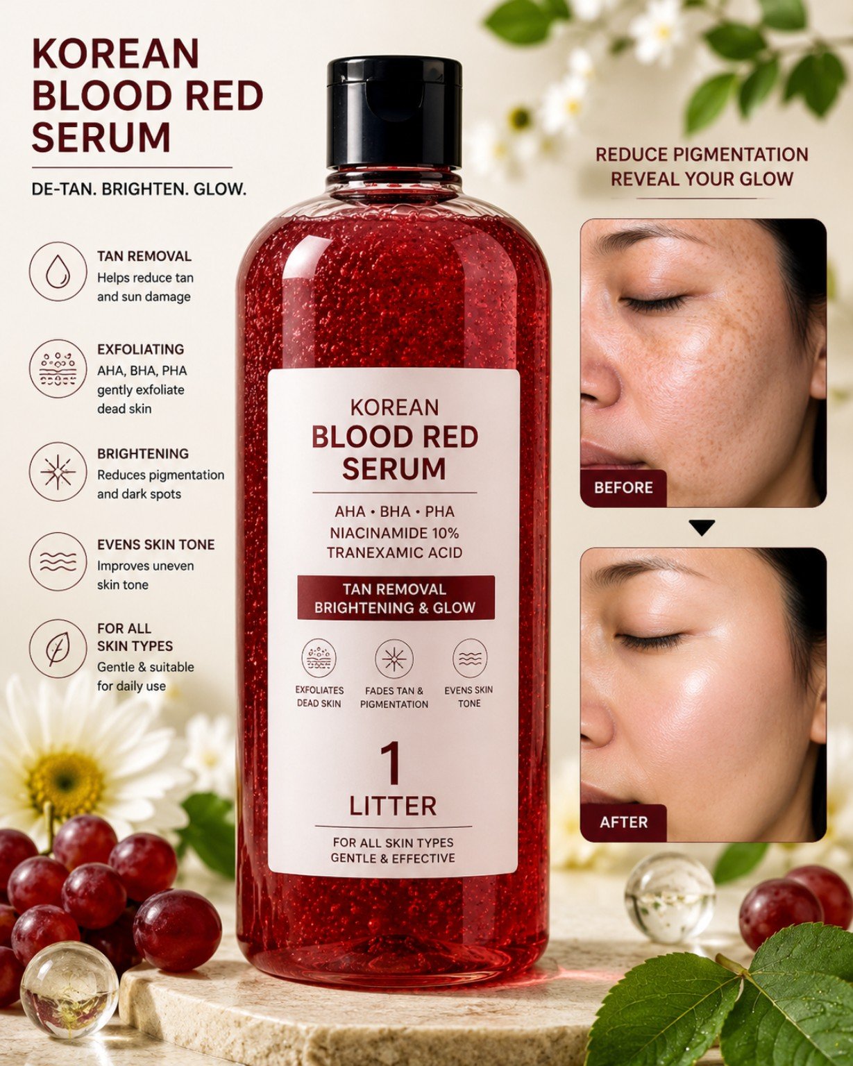 Blood Red Serum 1 Litter