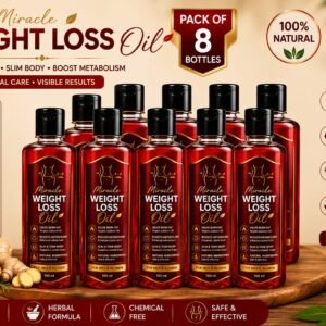 Set Of 8 Weight Loss Oil 100ml